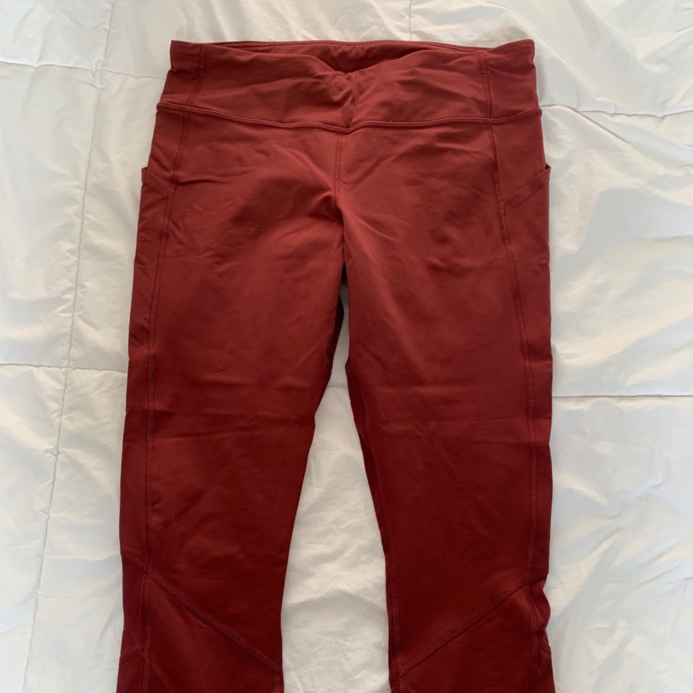lululemon athletica Red Leggings